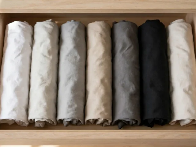 Como dobrar roupas para economizar espaço (camisetas, calças, meias e lençóis)