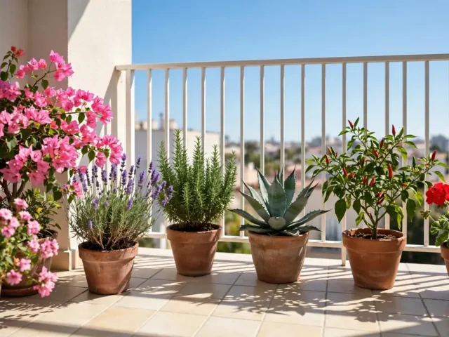 Plantas para varanda com sol forte: 12 que aguentam o calor