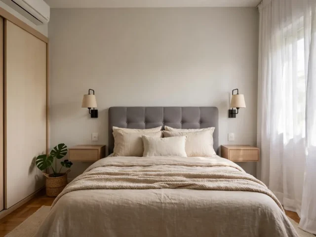 Como decorar quarto pequeno de casal sem sufocar o ambiente