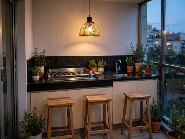Varanda gourmet pequena: como planejar sem obra grande